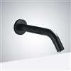 Brio Wall Mount Commercial Sensor Faucet Black Finish